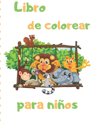 Libro de colorear para niños: Páginas para colorear fáciles para pequeñas manos con líneas gruesas / para niños de 2-4 años By Oceane Deschenes Cover Image
