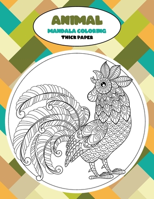 Mandala Coloring Thick paper - Animal Cover Image