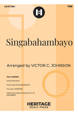 Singabahambayo By Victor C. Johnson (Composer) Cover Image