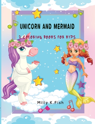 Happy Mermaids: Coloring Book For Kids Ages 4-8