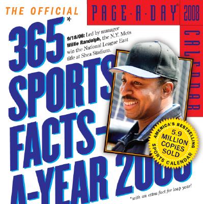 The Official 365 Sports Facts-A-Year Calendar 2008 By Workman Publishing Cover Image