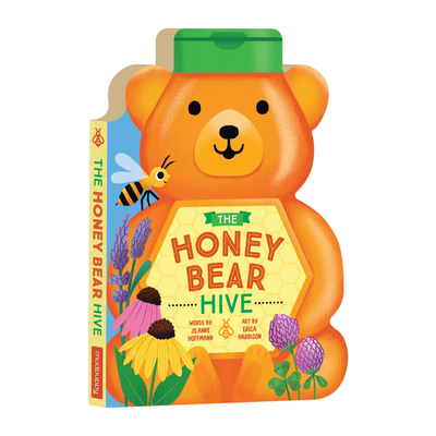 The Honey Bear Hive Shaped Board Book Cover Image