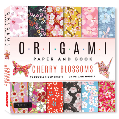 Cherry Blossoms Origami Paper and Book: 20 Easy Models with 96