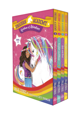 Unicorn Academy: Rainbow of Adventure Boxed Set (Books 1-4) By Julie Sykes, Lucy Truman (Illustrator) Cover Image