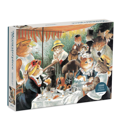 Luncheon of the Boating Party Meowsterpiece of Western Art 1000 Piece Puzzle Cover Image