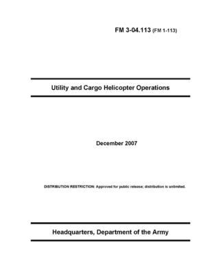 FM 3-04.113 Utility and Cargo Helicopter Operations Cover Image
