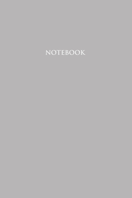 Notebook: College Wide Ruled Notebook - Medium (6 x 9) inches) - 110 Numbered Pages - Silver Softcover By Great Lines Cover Image