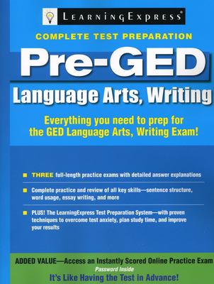 Pre-GED: Language Arts, Writing By Learningexpress LLC (Other) Cover Image