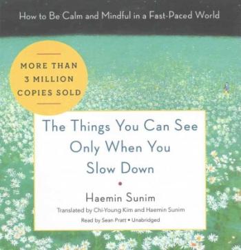 The Things You Can See Only When You Slow Down: How to Be Calm and Mindful in a Fast-Paced World By Blackstone Audio, Hyemin, Chi-Young Kim Cover Image