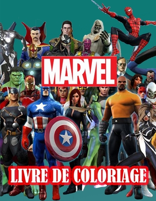Marvel Livre de Coloriage Cover Image