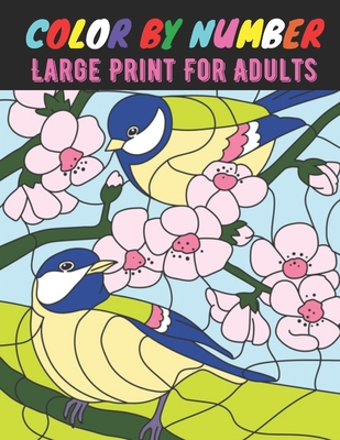 Download Color By Number Large Print For Adults Large Print Birds Flowers Animals And Pretty Patterns Coloring By Numbers Coloring Book For Teens And Adult Brookline Booksmith
