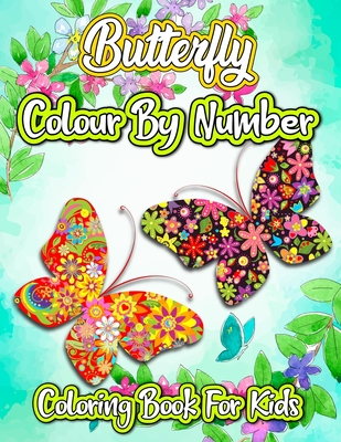 Spring Color By Numbers Adult Coloring Book: A Large Print and