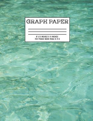 Graph Paper: Notebook Water Wave Pool Cute Pattern Cover Graphing Paper Composition Book Cute Pattern Cover Graphing Paper Composit By Majestical Notebook Cover Image