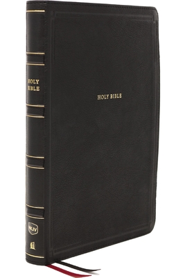 Nkjv, Deluxe Reference Bible, Center-Column Giant Print, Leathersoft, Black, Red Letter Edition, Comfort Print: Holy Bible, New King James Version By Thomas Nelson Cover Image