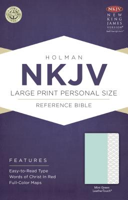 Cover for NKJV Large Print Personal Size Reference Bible, Mint Green LeatherTouch