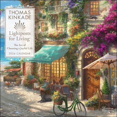 Thomas Kinkade Lightposts for Living 2024 Wall Calendar By Thomas Kinkade, Thomas Kinkade Studios (Illustrator) Cover Image