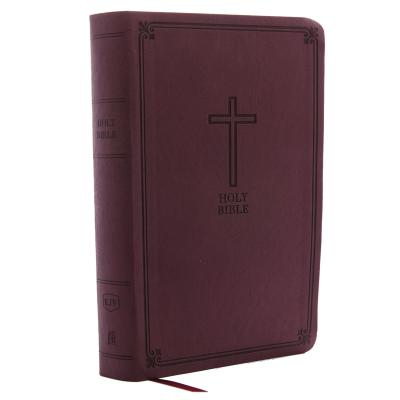 KJV, Reference Bible, Personal Size Giant Print, Imitation Leather, Burgundy, Red Letter Edition By Thomas Nelson Cover Image
