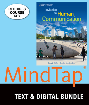 Bundle: Invitation to Human Communication, Loose-Leaf Version, 2nd + Mindtap Speech 1 Term (6 Months) Printed Access Card By Cindy Griffin, Jennifer Emerling Bone Cover Image