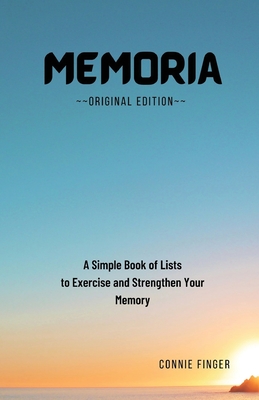 Memoria By Connie Finger Cover Image