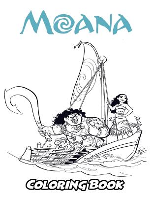 Moana Coloring Book Coloring Book For Kids And Adults Activity Book With Fun Easy And Relaxing Coloring Pages Paperback The Book Stall