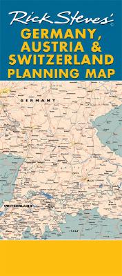 Rick Steves Germany, Austria & Switzerland Planning Map: Including Berlin, Munich, Salzburg & Vienna City Maps Cover Image
