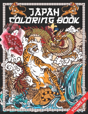 Japan Tattoo Coloring Books