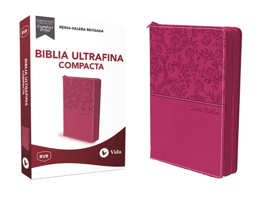 Rvr Santa Biblia Ultrafina Compacta, Leathersoft Con Cierre Cover Image