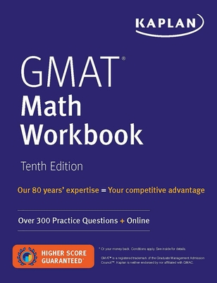 GMAT Math Workbook: Over 300 Practice Questions + Online (Kaplan Test Prep) By Kaplan Test Prep Cover Image