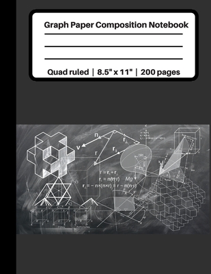 Graph Paper Composition Notebook: Grid Paper Notebook, Quad Ruled, 4 Square  Per Inch (4x4), 100 Sheets, 200 pages (Large, 8.5 x 11)