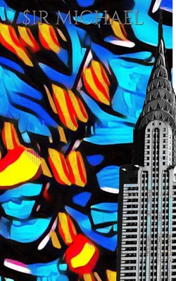 Iconic Chrysler Building New York City Sir Michael Huhn pop art Drawing Journal By Michael Huhn Cover Image