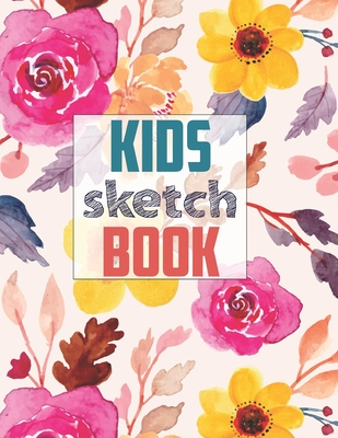 Drawing Pad For Kids: Blank Paper Sketch Book for Drawing Practice. 120  Pages, 8.5 x 11 Large Sketchbook for Kids Age 4,5,6,7,8,9,10,11 and 12  Years