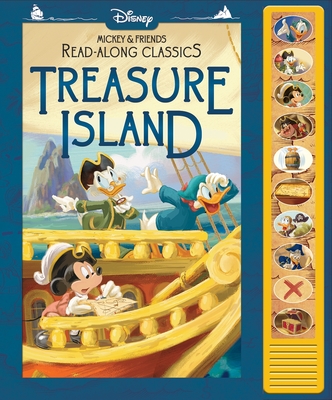 10-BUTTON SOUND BOOK DISNEY MICKEY & FRIENDS READ-ALONG CLASSICS: TREASURE ISLAND Cover Image