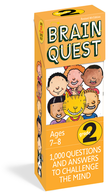 Brain Quest 2nd Grade Q&A Cards: 1000 Questions and Answers to Challenge the Mind. Curriculum-based! Teacher-approved! (Brain Quest Decks) By Chris Welles Feder, Susan Bishay Cover Image