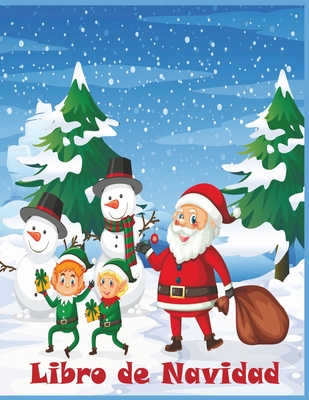 Libro de Navidad: Libro de colorear de Navidad para niños 50 divertidas imágenes para colorear divertidas Cover Image