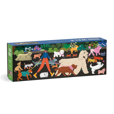 Dog Walk 1000 Piece Panoramic Puzzle By Galison Cover Image