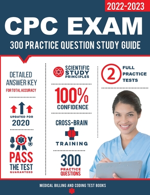 CPC Exam Study Guide: 300 Practice Questions & Answers By Medical Billing & Coding Prep Team Cover Image
