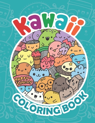 Download Kawaii Coloring Book Kawaii Coloring Books For Girls Age 8 12 Paperback The Book Stall