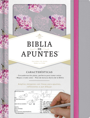 RVR 1960 Biblia de apuntes, gris y floreado tela impresa By B&H Español Editorial Staff (Editor) Cover Image
