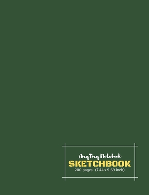 AmyTmy Notebook - Sketchbook - 200 pages - 7.44 x 9.69 inch - Matte Cover By Amrita Gupta (Illustrator), Amytmy Publications Cover Image
