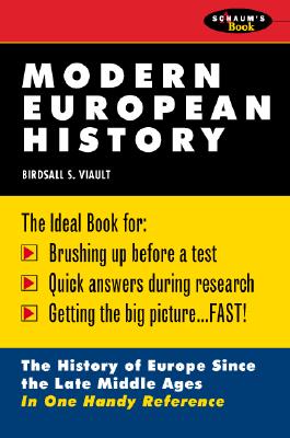 Schaum's Outline of Modern European History By Birdsall Viault Cover Image