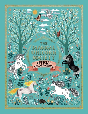 The Magical Unicorn Society Official Coloring Book Cover Image