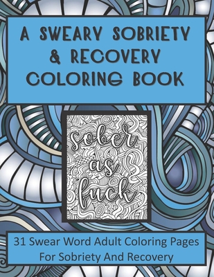 pages from swear words coloring book
