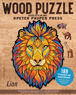 Lion Wood Puzzle  Cover Image