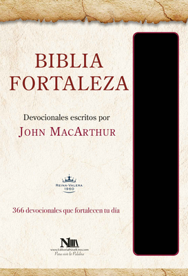 Biblia Fortaleza - Rvr60 Negro By John MacArthur Cover Image