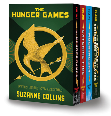 Hunger Games 4-Book Hardcover Box Set (The Hunger Games, Catching Fire, Mockingjay, The Ballad of Songbirds and Snakes) Cover Image