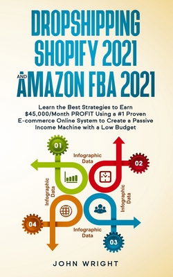 Dropshipping Shopify 2021 and Amazon FBA 2021: Learn the Best Strategies to Earn $45,000/Month PROFIT Using a #1 Proven E-commerce Online System to Cr Cover Image