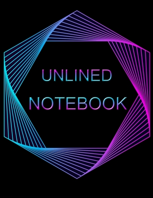Unlined Notebook: 100 pages Unruled Blank Notebook (Paperback