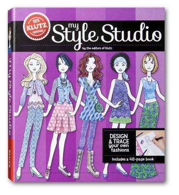 My Style Studio: Design and Trace Your Own Fashions [With Pens/Pencils and Stencils and Eraser and Sharpener and Paper] By Klutz (Created by) Cover Image