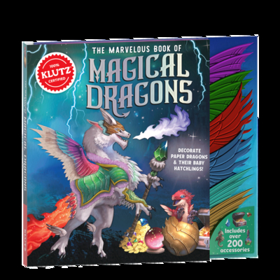 The Marvelous Book of Magical Dragons: 3 By Klutz (Designed by) Cover Image