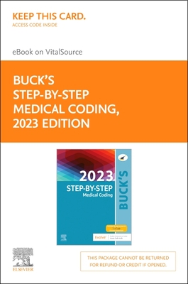 Buck's 2023 Step-By-Step Medical Coding - Elsevier E-Book on Vitalsource (Retail Access Card) Cover Image